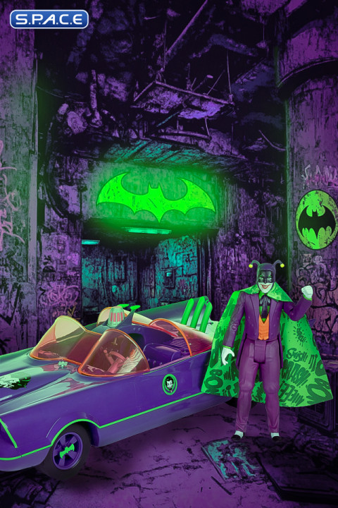 Batmobile & The Joker from Batman Classic TV Series Gold Label Collection 2-Pack (DC Retro)