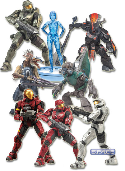 Complete Set of 8: Halo 3 Series 1