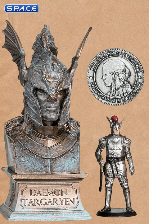 McFarlane Toys - Box Collezionista Daemon Targaryen (House Of The Dragon) Con Figura 5cm E Busto 11cm