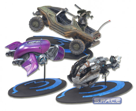 Complete Set of 3 : Halo 3 Vehicles Series 1