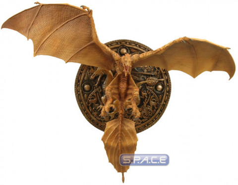 Golden Dragon Wall Statue (Beowulf)