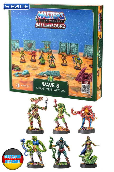 Battleground Board Game Expansion Pack Wave 8 Snake Men - deutsche Version (Masters of the Universe)