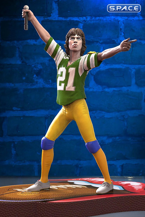 Mick Jagger Rock Iconz Statue - Green Jersey Version (Rolling Stones)