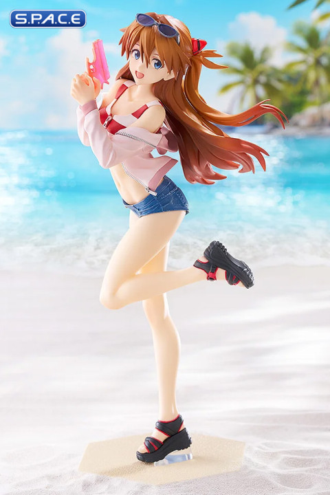 Asuka Shikinami Langley Beach Queens Pop Up Parade L PVC Statue (Rebuild of Evangelion)