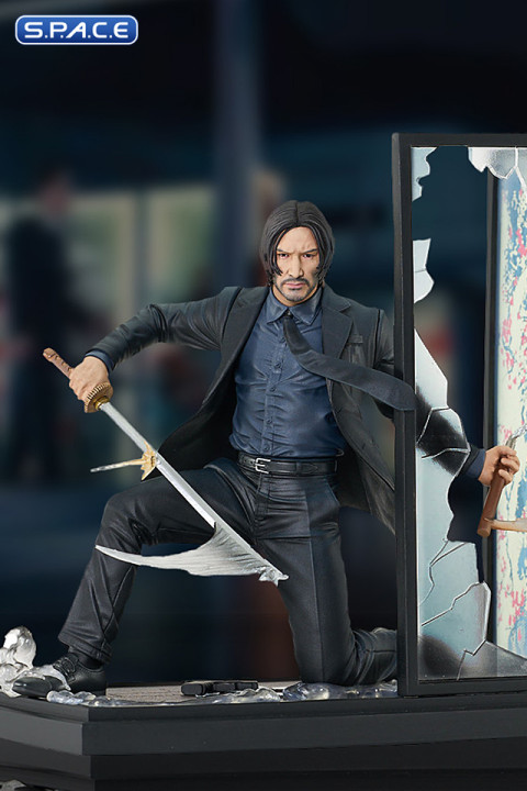 John Wick stained Glass Gallery PVC Statue (John Wick: Chapter 4)