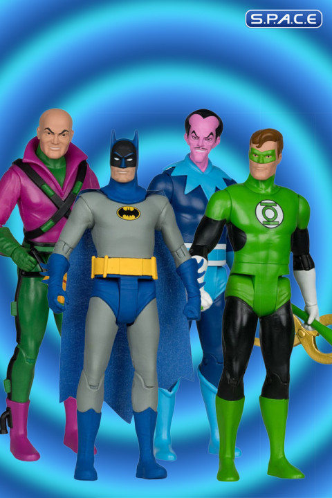 4er Komplettsatz: Super Friends (DC Retro)