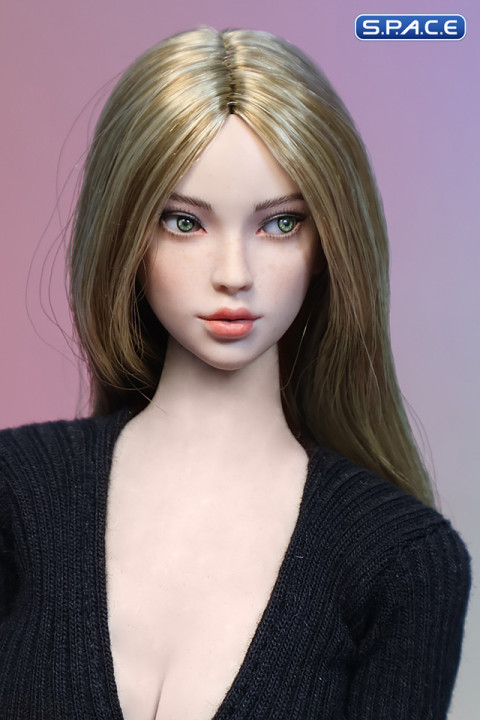 1/6 Scale Yumi Head Sculpt (blonde hair)