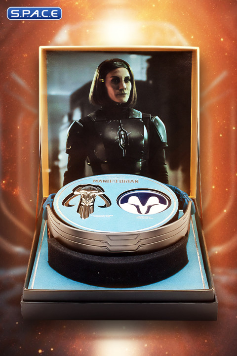 Bo-Katan Kryzes Headband with Mythosaur Badge & Nite Owls Magnetic Pin Set (The Mandalorian)