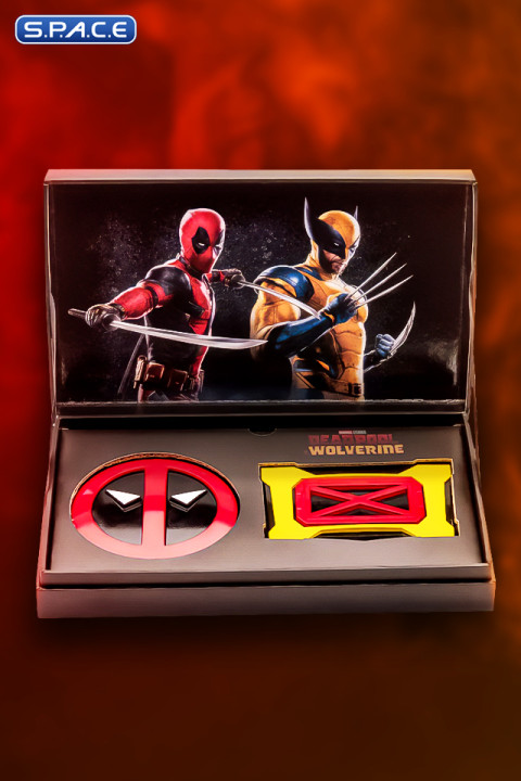 Deadpool & Wolverine Belt Buckle Pin Set (Deadpool & Wolverine)
