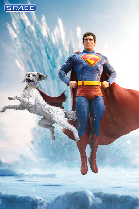 1/10 Scale Superman & Krypto Art Scale Statue (Superman)