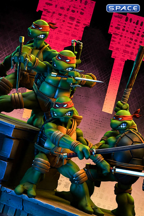 1/10 Scale Turtles 1st Cover Set Deluxe Art Scale Statue (Teenage Mutant Ninja Turtles)