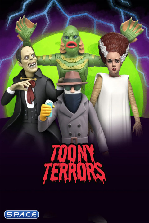 4er Komplettsatz: Toony Terrors Serie 12 (Universal Monsters)