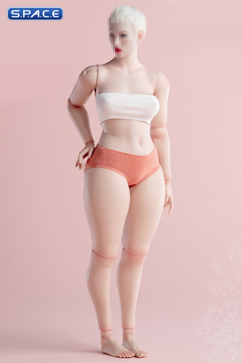 1/6 Scale plus-size female Body AT218A (pale)