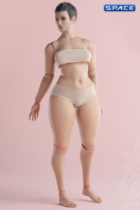 1/6 Scale plus-size female Body AT218B (light tan)