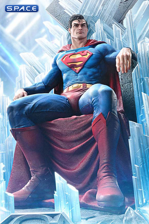 1/4 Scale Superman Fortress of Solitude on Throne Ultimate Throne Legacy Statue - Bonus Version (DC Comics)