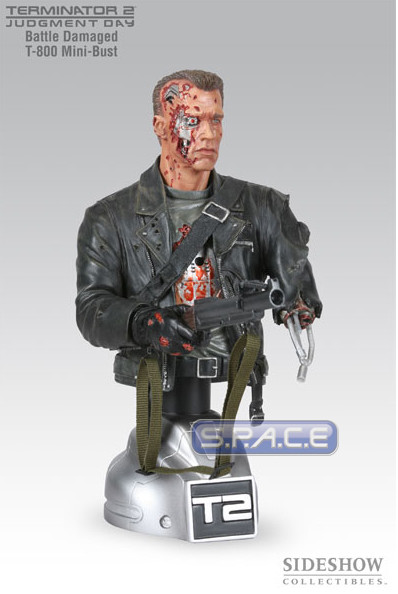 Battle Damaged T-800 Bust (Terminator 2)