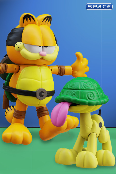 Garfello & Sidekick 2-Pack (Garfield x Teenage Mutant Ninja Turtles)