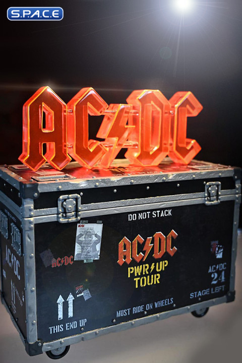PWR UP Road Case on Tour Rock Iconz Statue (AC/DC)