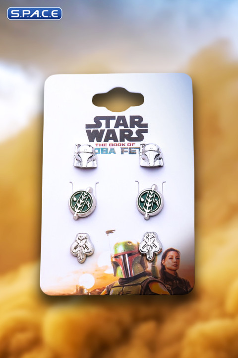 Boba Fett Earrings 3-Pack (The Book of Boba Fett)