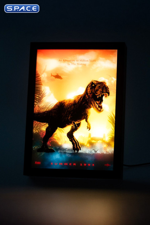 Jurassic Park framed LED Print (Jurassic Park)