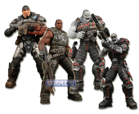 Complete Set of 4 : Gears of War Series 1