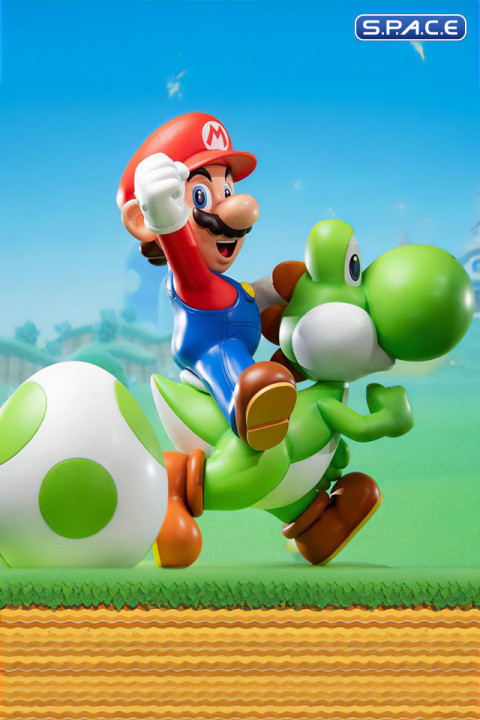 Mario and Yoshi Statue - Exclusive Version (Super Mario)