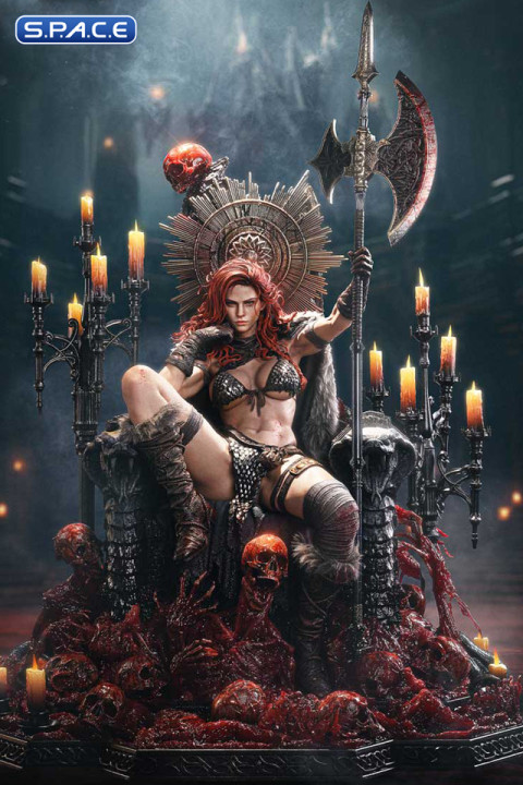 1/3 Scale Red Sonja Long Live the Queen Throne Legacy Statue - Bonus Version (Red Sonja)