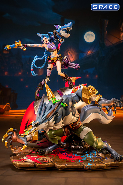 1/10 Scale Jinx & Warwick Diorama (2XKO)