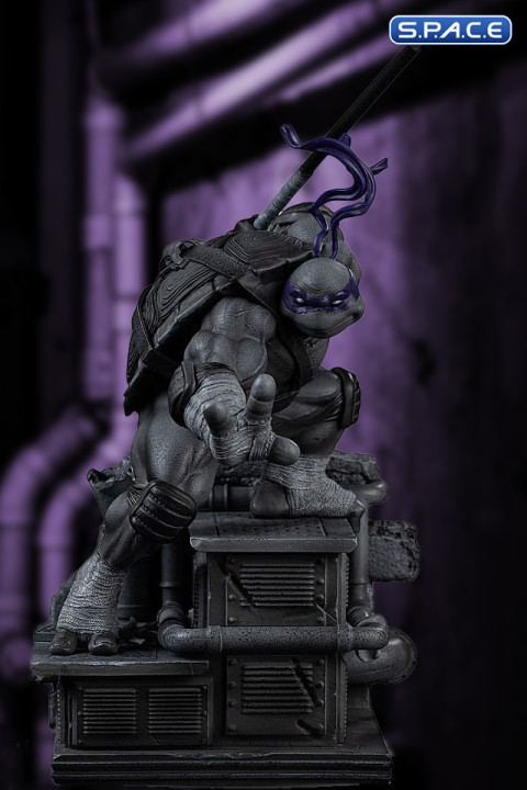 1/10 Scale Donatello BDS Art Scale Statue - black & white Version (Teenage Mutant Ninja Turtles)