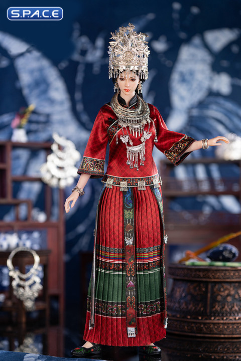 1/6 Scale The Miao of Chinas 56 Ethnic Groups - red Version