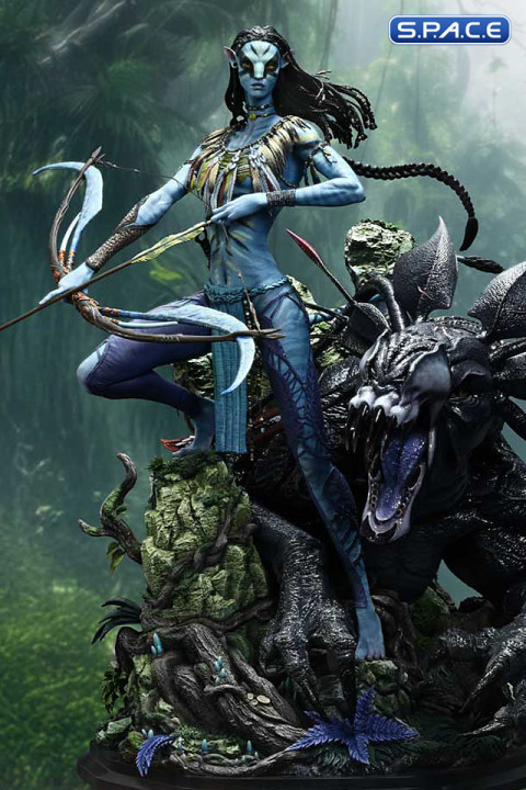 1/4 Scale Neytiri & Thanator Real Elite Masterline Statue (Avatar)