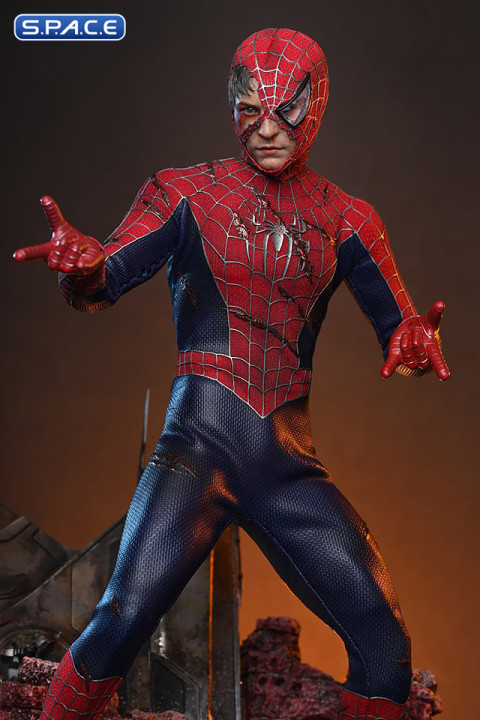 1/6 Scale Spider-Man Battle-Damaged Version Movie Masterpiece MMS859 (Spider-Man)
