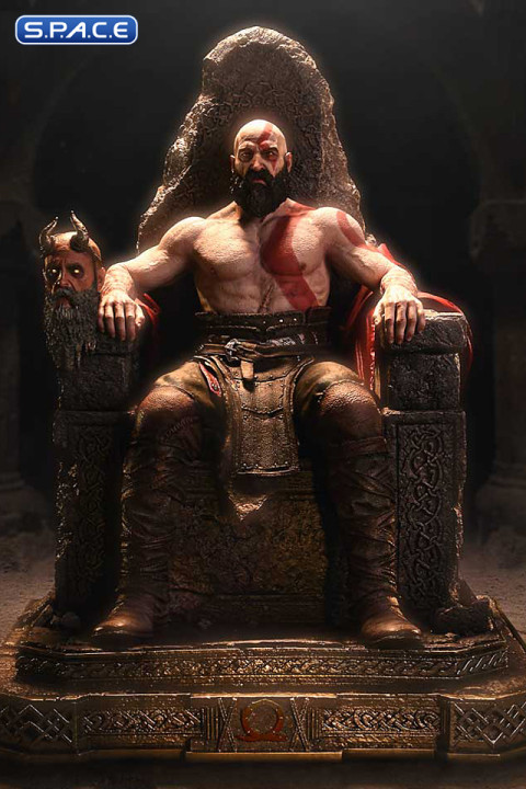 1/3 Scale Master Thyself Kratos Throne Legacy Statue - Bonus Version (God of War Ragnar�k)