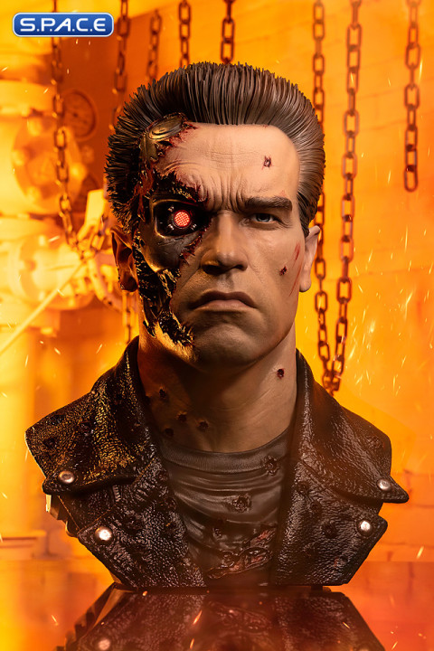 1:1 Battle Damaged T-800 Art Mask Life-Size Replica (Terminator 2)