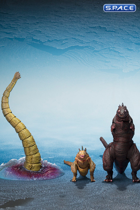 S.H.MonsterArts Godzilla 2nd Form & 3rd Form & Giant Unknown Creature Set (Shin Godzilla)