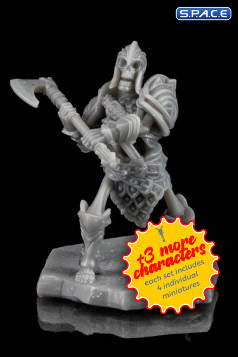 Villainous Miniature Figure Set A - unpainted Version (Mythic Legions: The Roleplaying Game)