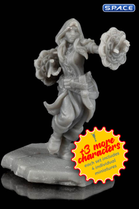 Heroic Miniature Figure Set A - unpainted Version (Mythic Legions: The Roleplaying Game)