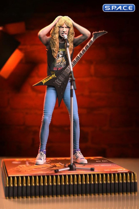 Dave Mustaine Rock Iconz Statue - Version 2 (Megadeth)