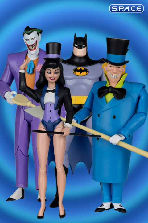 4er Komplettsatz: Batman The Animated Series BAF Wave 7 (DC Multiverse)