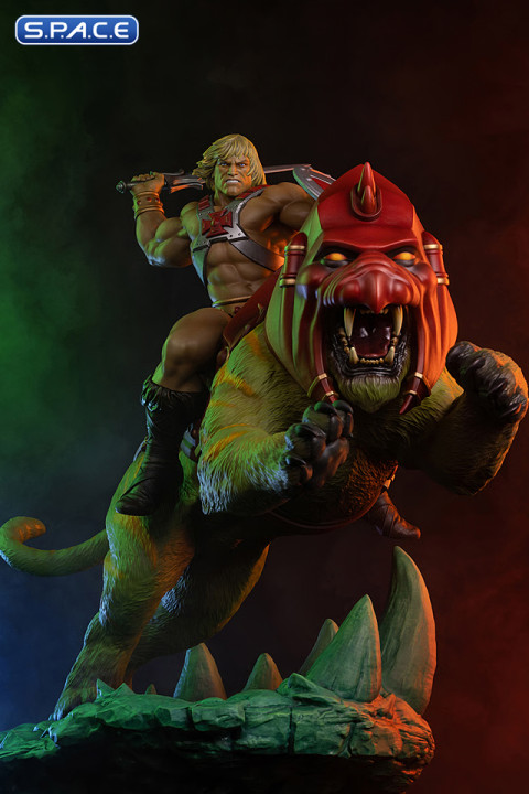 1/4 Scale He-Man & Battle Cat Maquette (Masters of the Universe)