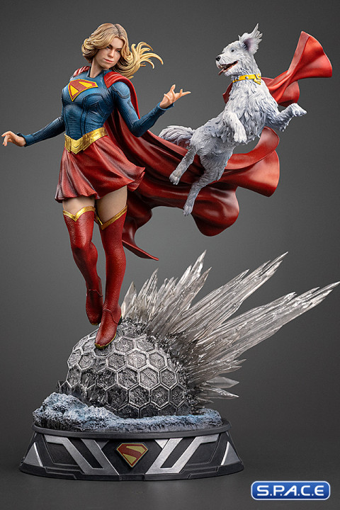 1/10 Scale Supergirl & Krypto Art Scale Statue (Supergirl)