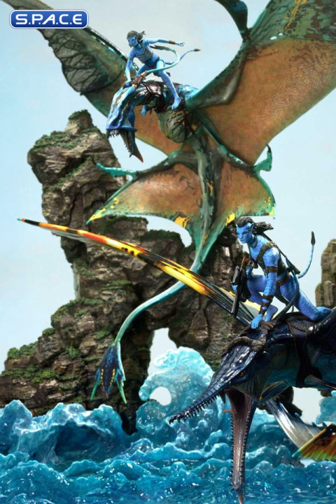 2er Bundle: Jake Sully und Neytiri Ultimate Diorama Masterline Statuen - Bonus Version (Avatar: The Way of Water)