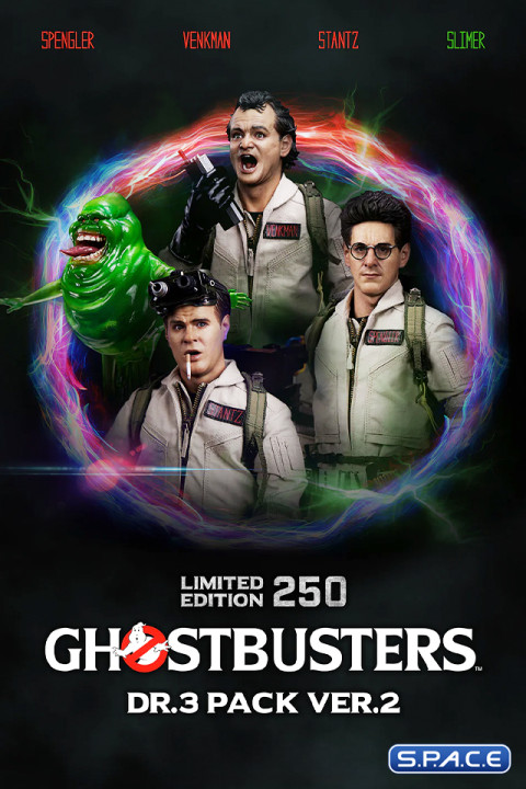 1/6 Scale Dr. 3-Pack - Version 2 (Ghostbusters)