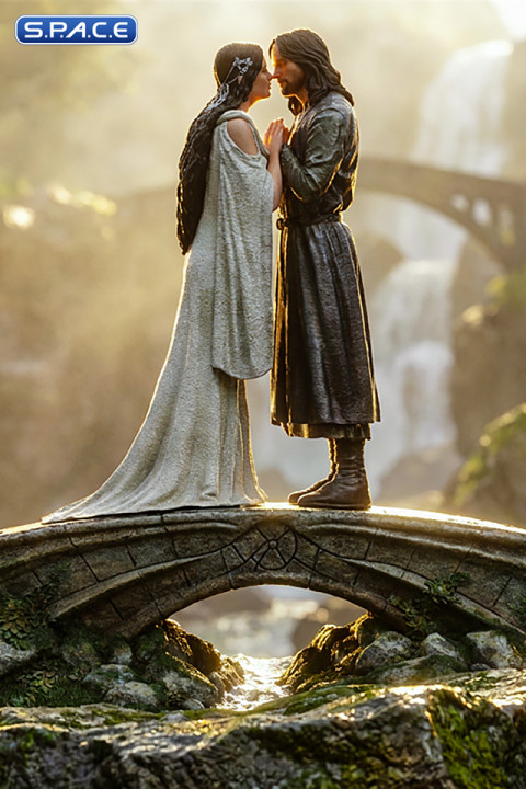 Aragorn and Arwen Mini-Statue (Lord of the Rings)
