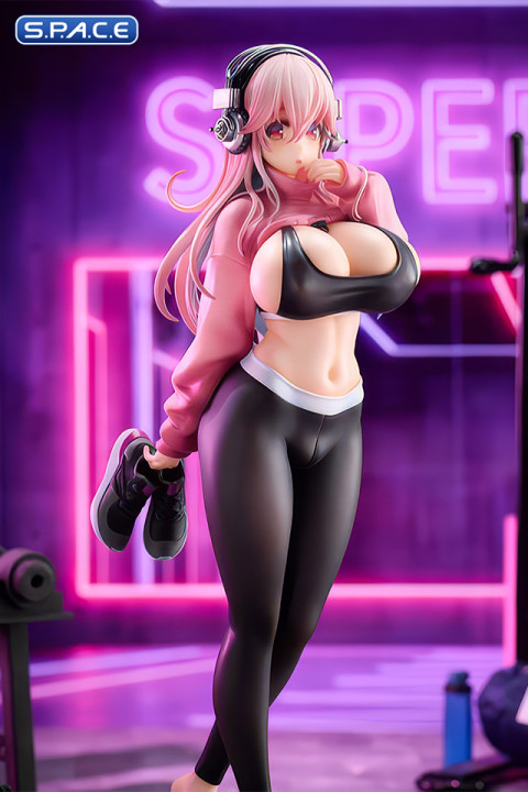 1/6 Scale Super Sonico PVC Statue - Exercise Version (Super Sonico)
