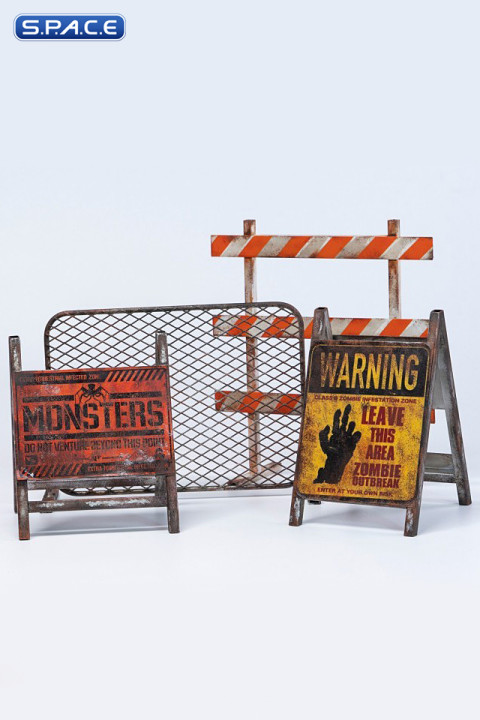 1/6 Scale Warning Barrier Set