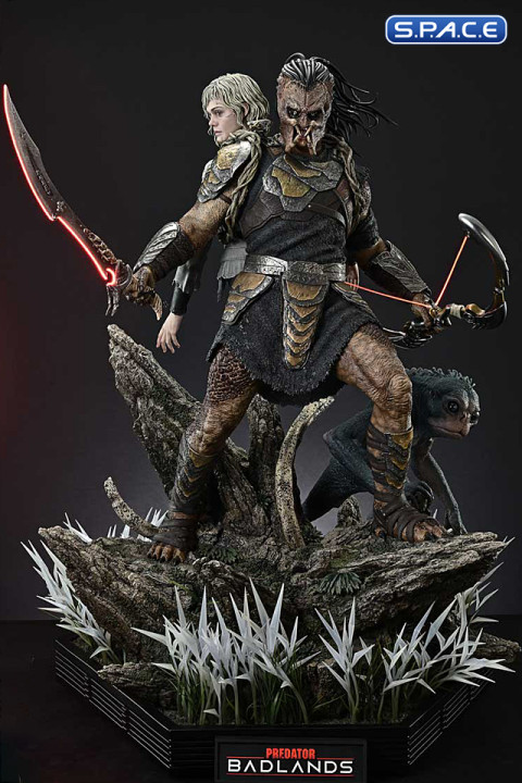1/3 Scale Dek & Thia Deluxe Real Elite Masterline Statue - Bonus Version (Predator: Badlands)