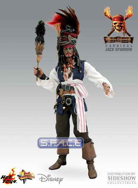 1/6 Scale Cannibal King Jack Sparrow (Dead Man´s Chest)