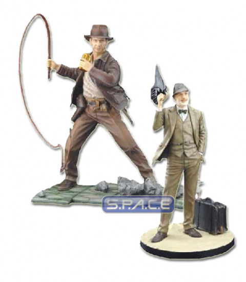 Bundle of 2 : Indiana Jones & Dr. Henry Jones Sr. ARTFX Statue