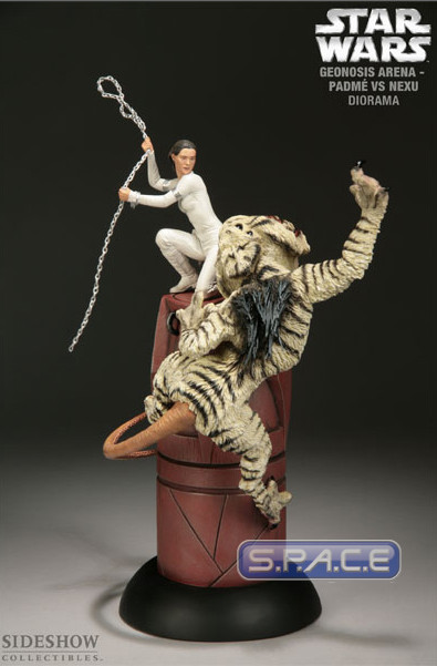 Padme vs. Nexu - Geonosis Arena Diorama (Star Wars)